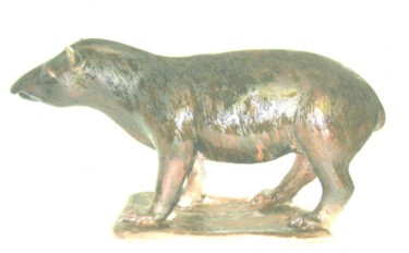 Sculpture intitulée "Tapir  Plâtre" par Charles Favard, Œuvre d'art originale