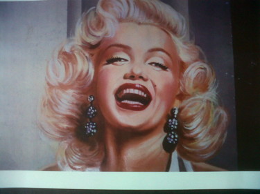 Peinture intitulée "Marilyn Monroe" par Charles Michael, Œuvre d'art originale, Huile