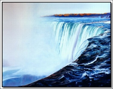 Peinture intitulée "Niagara" par Chul Hong Park, Œuvre d'art originale, Acrylique