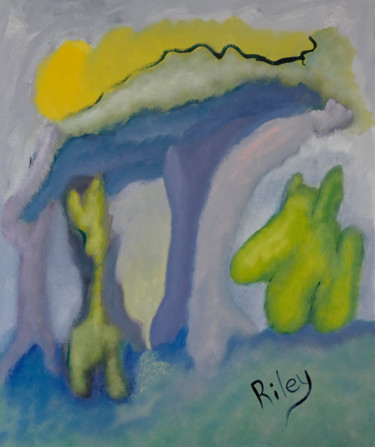 Peinture intitulée "the invisible eleme…" par Charles Riley, Œuvre d'art originale, Huile Monté sur artwork_cat.