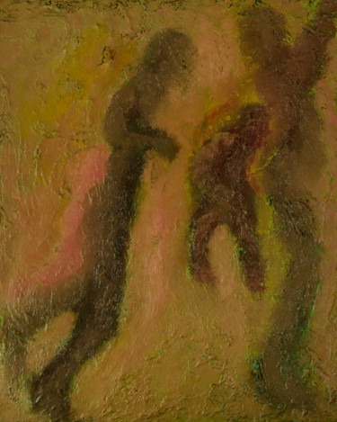 Pittura intitolato "Pandemic" da Charles Riley, Opera d'arte originale, Olio Montato su Telaio per barella in legno