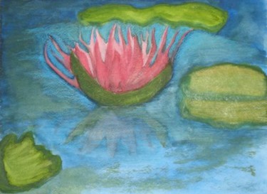 Pittura intitolato "Lotus Rio Botanical…" da Charles Riley, Opera d'arte originale, Altro