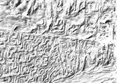 Artes digitais intitulada "walls along the way" por Charles Riley, Obras de arte originais, Trabalho Digital 2D
