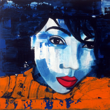 Painting titled "Asha Jour" by Charli L, Original Artwork, Acrylic