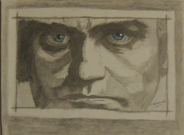 图画 标题为“Beethoven crayon” 由Charlie D, 原创艺术品, 铅笔