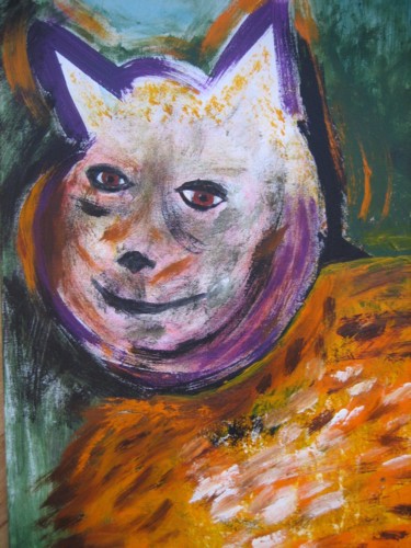 Painting titled "Hundporträtt" by Charlotta Malm, Original Artwork