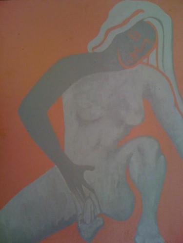 Peinture intitulée "Just A Dick" par Charlotte Offreyze, Œuvre d'art originale, Autre