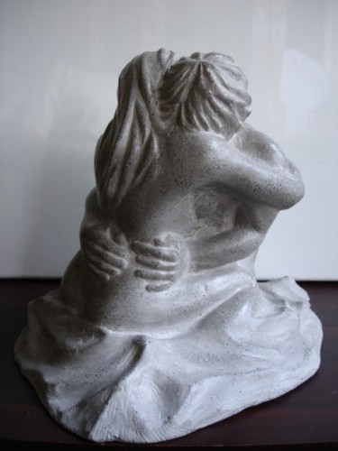 Sculpture titled "AMANTES" by Carlos Luis Murrieta García, Original Artwork, Casting