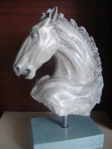 Escultura titulada "CABALLO" por Carlos Luis Murrieta García, Obra de arte original, Fundición