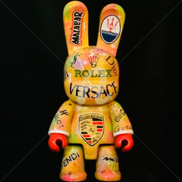 Картина под названием "Lapin Toy2R" - Charlie D, Подлинное произведение искусства, Пластмасса