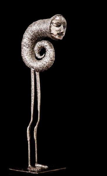 Escultura titulada "Les Coquilles" por Loïc Chatellier, Obra de arte original, Metales