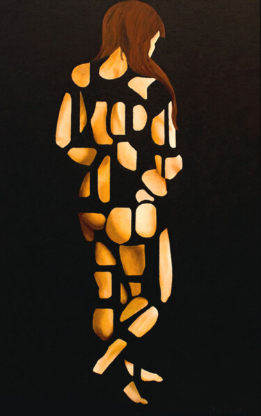 Картина под названием "Un Todo" - Chaves, Подлинное произведение искусства, Масло Установлен на Деревянная рама для носилок
