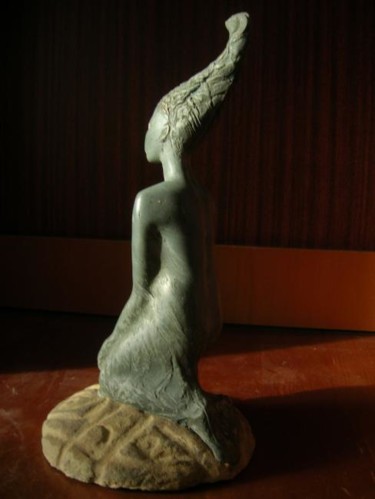 Sculpture titled "Empty Palms" by Chayka, Original Artwork, Stone