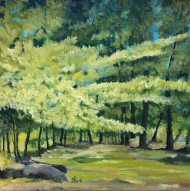 FONTAINEBLEAU Peinture intitulée "FONTAINEBLEAU" par Muriel Muriel Chazalon, Œuvre d'art originale, Huile