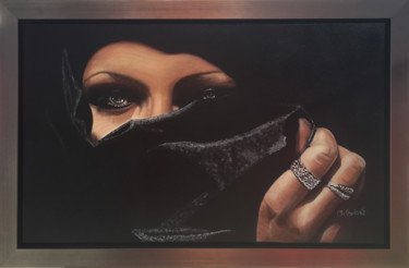 Peinture intitulée "Le Voile" par Christine Bobst, Œuvre d'art originale, Acrylique