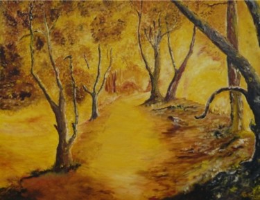Peinture intitulée "L'automne" par Christian Broquard, Œuvre d'art originale