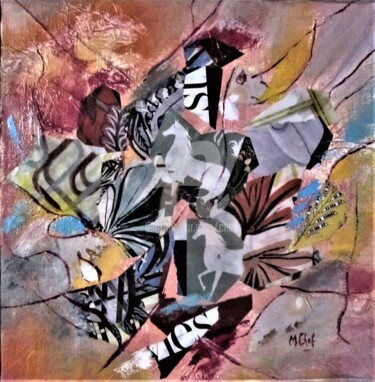 Composition 5bis/21 Peinture intitulée "Composition 5bis/21" par Monique Chef, Œuvre d'art originale, Acrylique