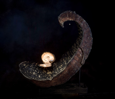 On the crest of a wave Scultura intitolato "On the crest of a w…" da Alexander Cheglakov, Opera d'arte originale, Legno