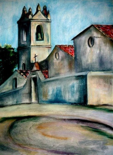 Peinture intitulée "chapelle galo romai…" par Yankel, Œuvre d'art originale