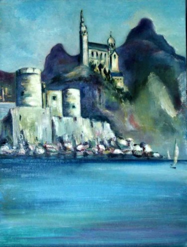 Painting titled "Notre Dame de la Ga…" by Yankel, Original Artwork
