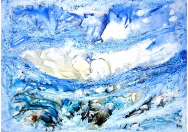 Peinture intitulée "Océan" par Michèle Delage, Œuvre d'art originale