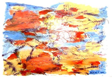 Peinture intitulée "Languedoc" par Michèle Delage, Œuvre d'art originale