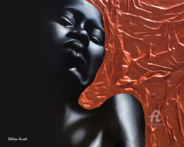 Картина под названием "Unearthed" - Chelsea Nicole, Подлинное произведение искусства, Акрил