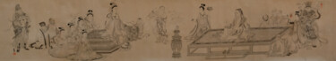 绘画 标题为“維摩演教圖” 由辰君草堂 無憂, 原创艺术品, 墨