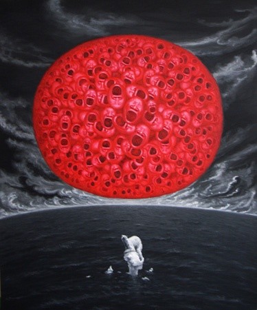 Painting titled "Driftage" by Chenqiuchi, Original Artwork