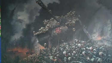图画 标题为“战争warfare” 由Chenqiuchi, 原创艺术品