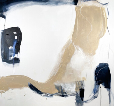 Peinture intitulée "Whitewater" par Cheryl Harrison, Œuvre d'art originale, Acrylique