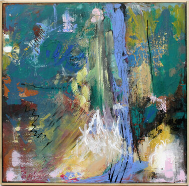 Pittura intitolato "Waterfall" da Cheryl Paolini, Opera d'arte originale, Acrilico