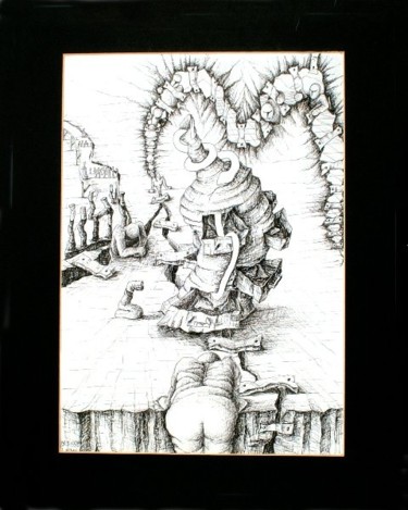 Drawing titled "My God" by Cheryl Loom, Original Artwork, Other