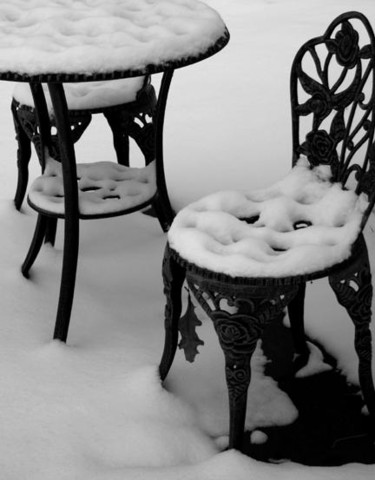 Photography titled "Cold seating" by Cheryl Townsend, Original Artwork