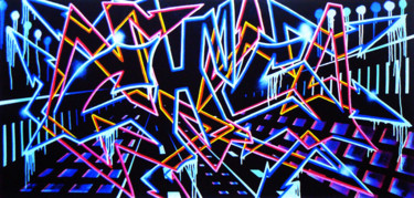 Gravures & estampes intitulée "CHS" par Ches Graffiti Designs, Œuvre d'art originale, Impression numérique