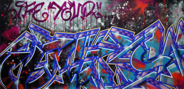 Painting titled "Live your dreams" by Ches Graffiti Designs, Original Artwork, Spray paint