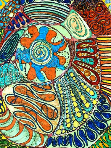 Цифровое искусство под названием "Солнцеворот. Коло" - Ирина Закопец (Е.Р.), Подлинное произведение искусства, Цифровая живо…