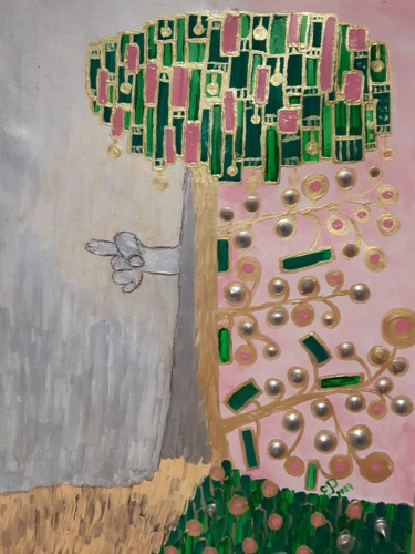 Arte digital titulada "Денежное Дерево" por Irina Zakopets (E R), Obra de arte original, Acrílico