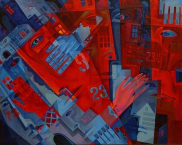Картина под названием "1+___451______E_u__…" - Сергей Чесноков-Ладыженский, Подлинное произведение искусства