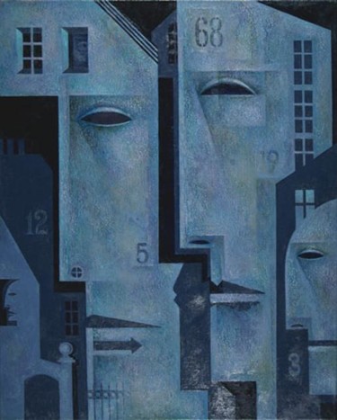 Картина под названием ""Маски Ночи II"(пра…" - Сергей Чесноков-Ладыженский, Подлинное произведение искусства, Другой