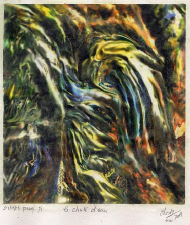 Digitale Kunst getiteld "waterfall-artmajeur…" door Richard Raveen Chester, Origineel Kunstwerk, Anders