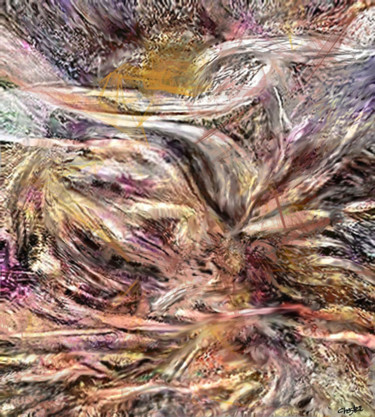 Arts numériques intitulée "Sur le tapis volant…" par Richard Raveen Chester, Œuvre d'art originale, Peinture numérique