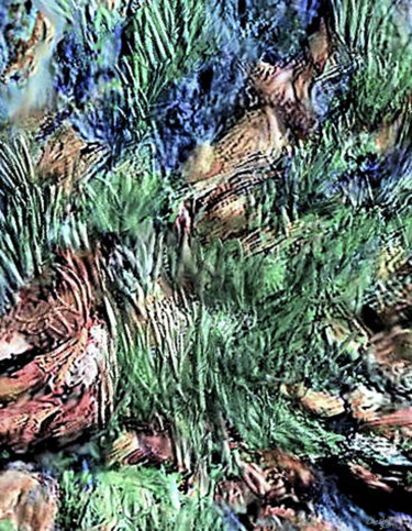 Arts numériques intitulée "Le pays des marais…" par Richard Raveen Chester, Œuvre d'art originale, Peinture numérique