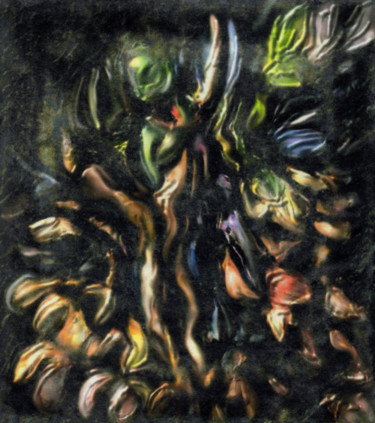 Incisioni, stampe intitolato "Escaladant sur le m…" da Richard Raveen Chester, Opera d'arte originale, Lavoro digitale 2D