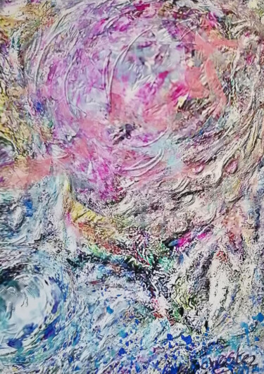 Un bateau fantôme de passage capture la sirène chantante Arts numériques intitulée "Un bateau fantôme d…" par Richard Raveen Chester, Œuvre d'art originale, Peinture numérique