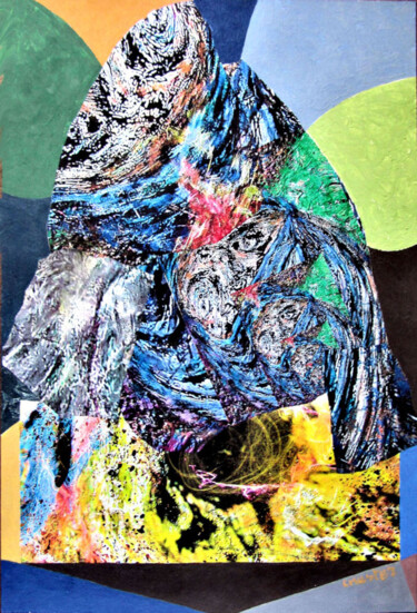 Arte digitale intitolato "Les affres de la gu…" da Richard Raveen Chester, Opera d'arte originale, Collages