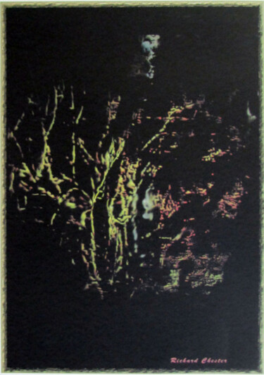 Artes digitais intitulada "La nuit après le bo…" por Richard Raveen Chester, Obras de arte originais, Trabalho Digital 2D