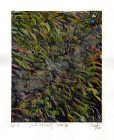 Digital Arts titled "Le chemin à travers…" by Richard Raveen Chester, Original Artwork, Digital Painting