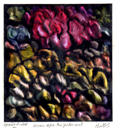Arte digital titulada "Un tas de cerises o…" por Richard Raveen Chester, Obra de arte original, Trabajo Digital 2D