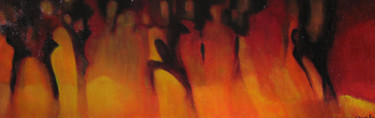 Peinture intitulée "vol-d-hirondelles.j…" par Lucile Chevalier Moreaux, Œuvre d'art originale, Autre